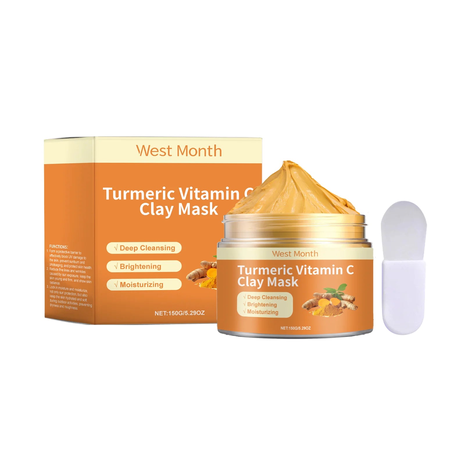 Vitamin C & Turmeric Exfoliating Mud Mask