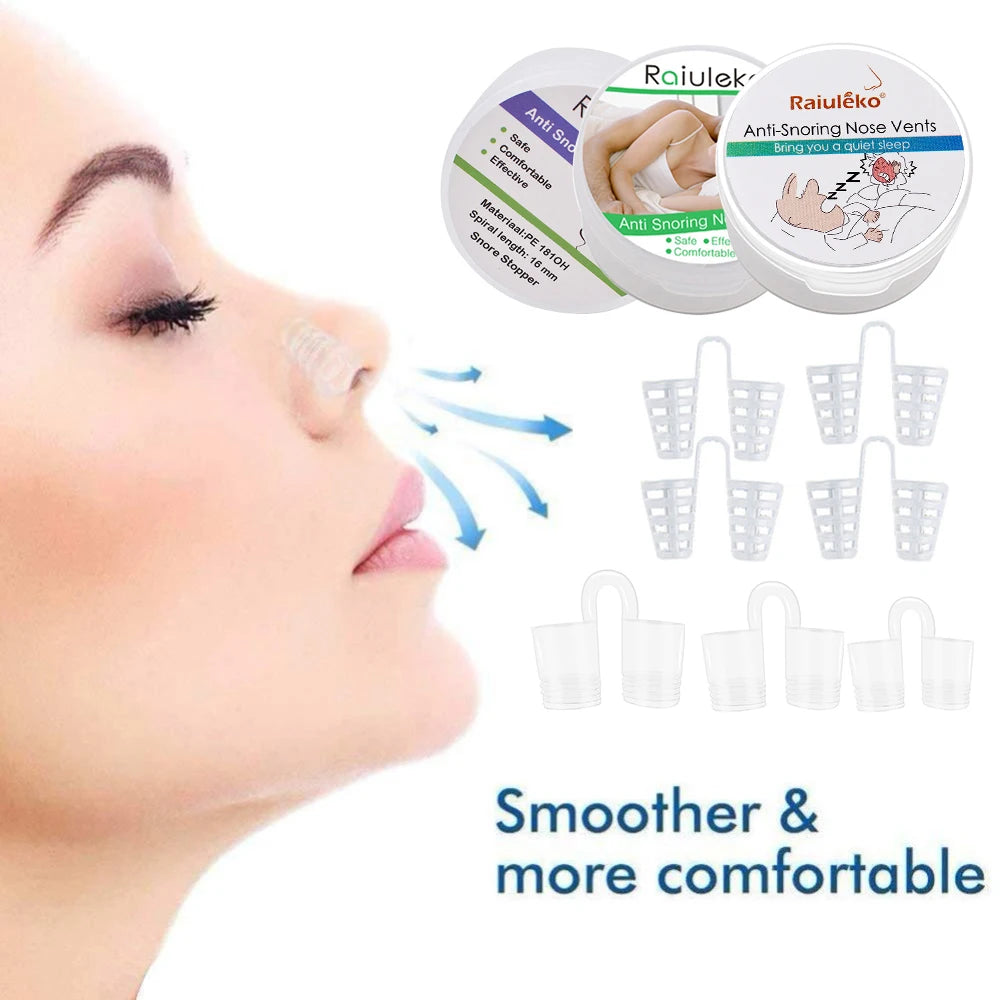 Professional Anti-Snoring Nasal Dilators – 3/4PCS Set