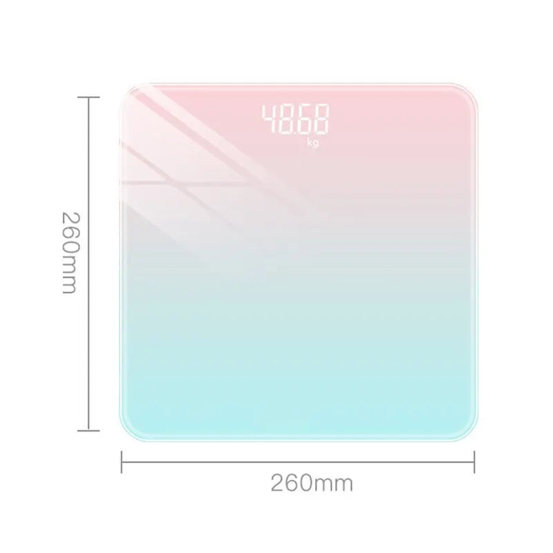 Gradient Color LCD Digital Body Scale