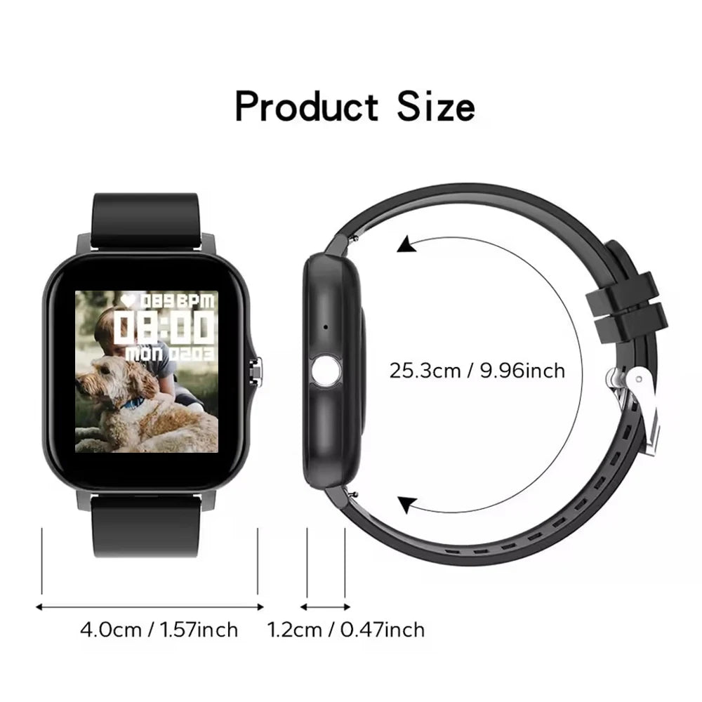 Smart Watch – 1.44” Color Screen, Bluetooth Call, Health Monitor