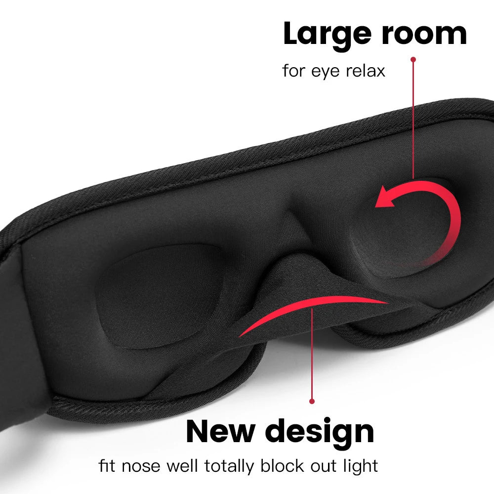 3D Sleep Mask – Light Blocking Eye Shade