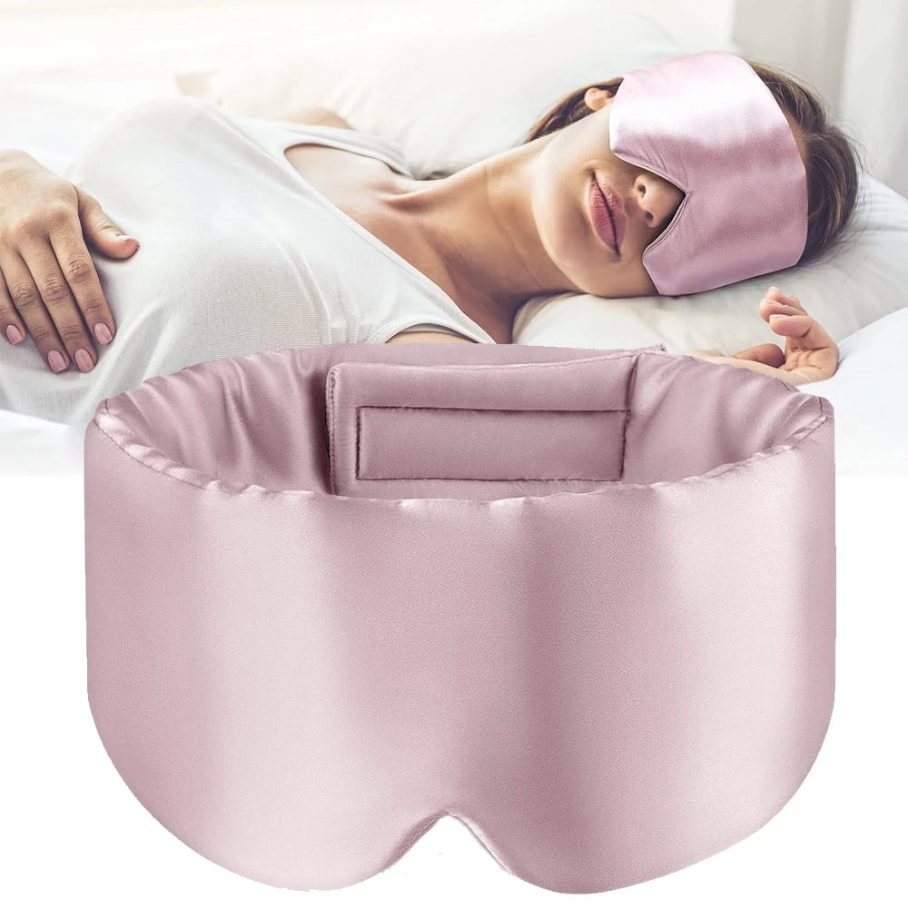 100% Mulberry Silk Sleep Mask – Soft Eye Cover