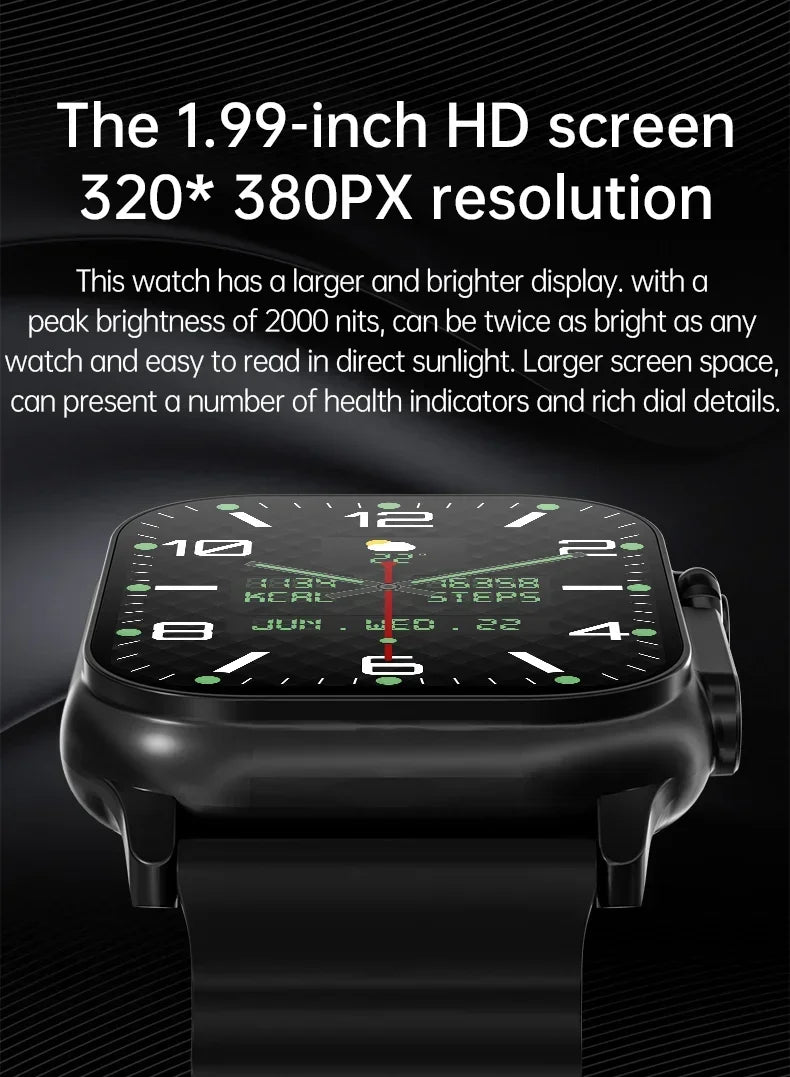 2025 T900 Ultra 2 Smart Watch – 49mm, 2.3” AMOLED, NFC, Waterproof