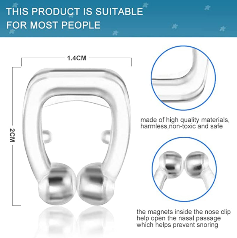 Silicone Magnetic Anti-Snoring Nose Clip