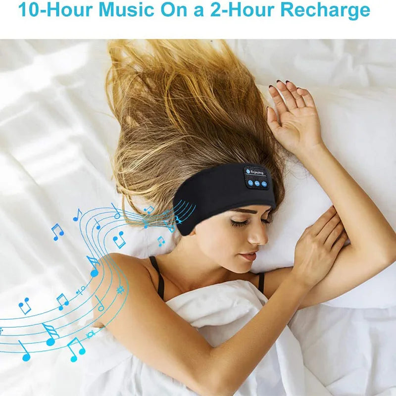 Bluetooth Sports Sleep Headband with Earphones