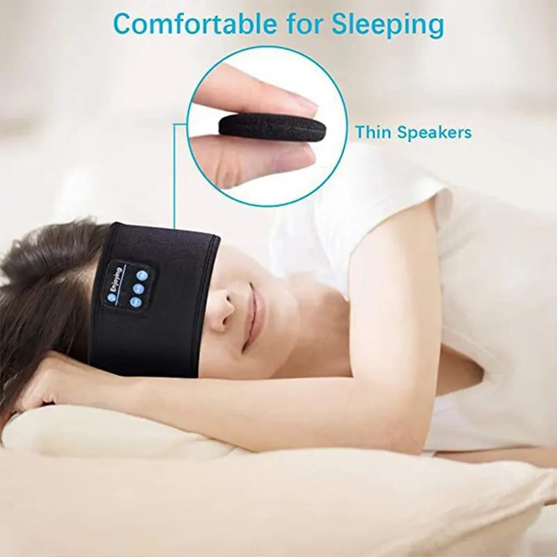 Bluetooth Sports Sleep Headband with Earphones
