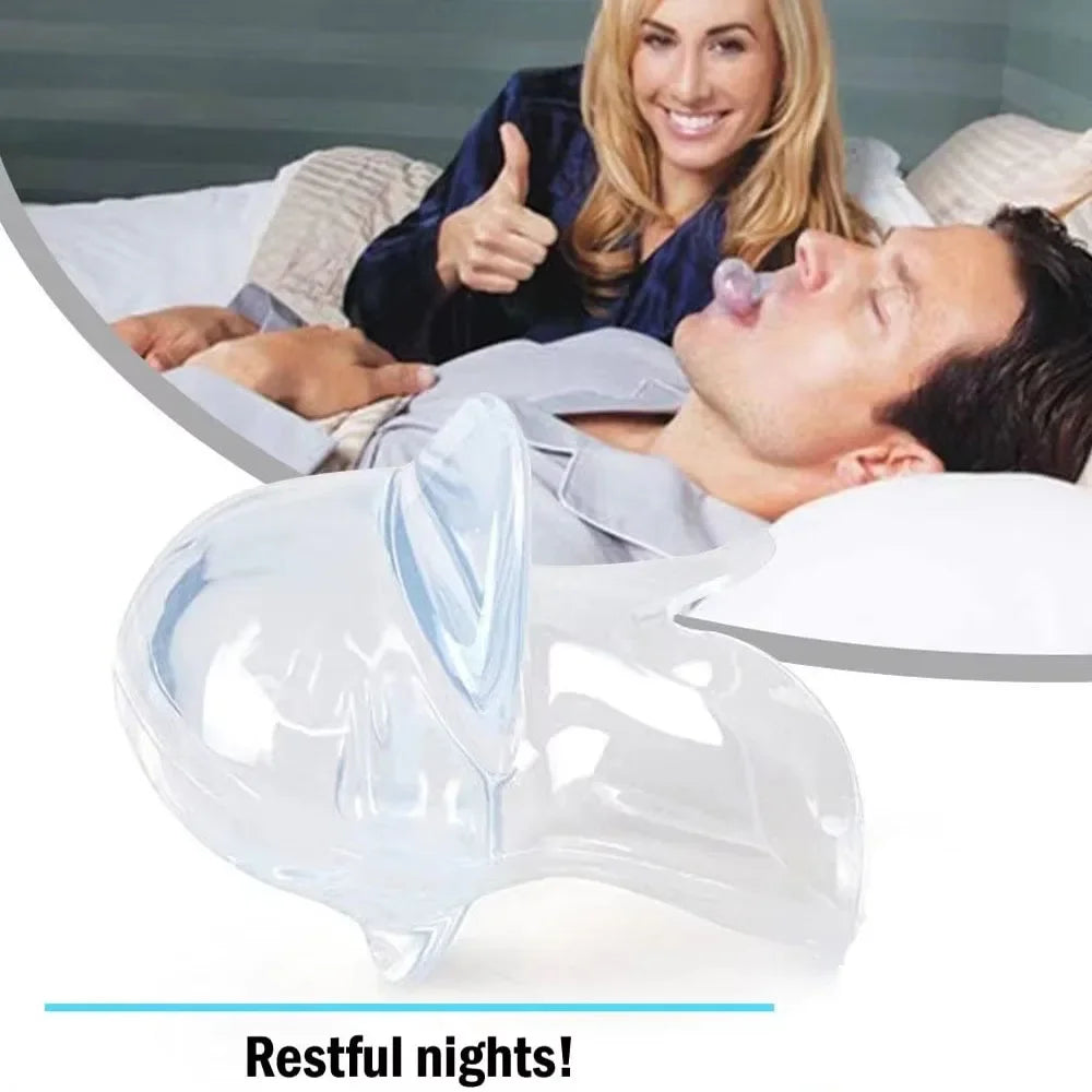 Anti-Snoring Silicone Tongue Retainer