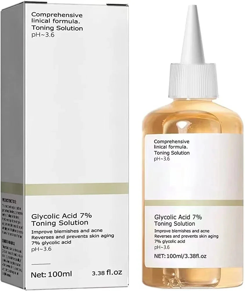 100ml Glycolic Acid 7% Toning Solution – Acne Care & Skin Rejuvenation