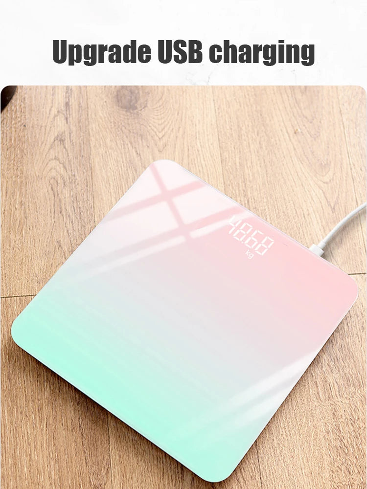 Gradient Color LCD Digital Body Scale