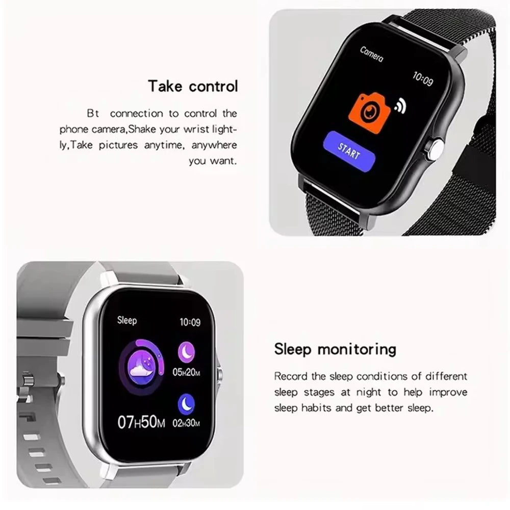 Smart Watch – 1.44” Color Screen, Bluetooth Call, Health Monitor