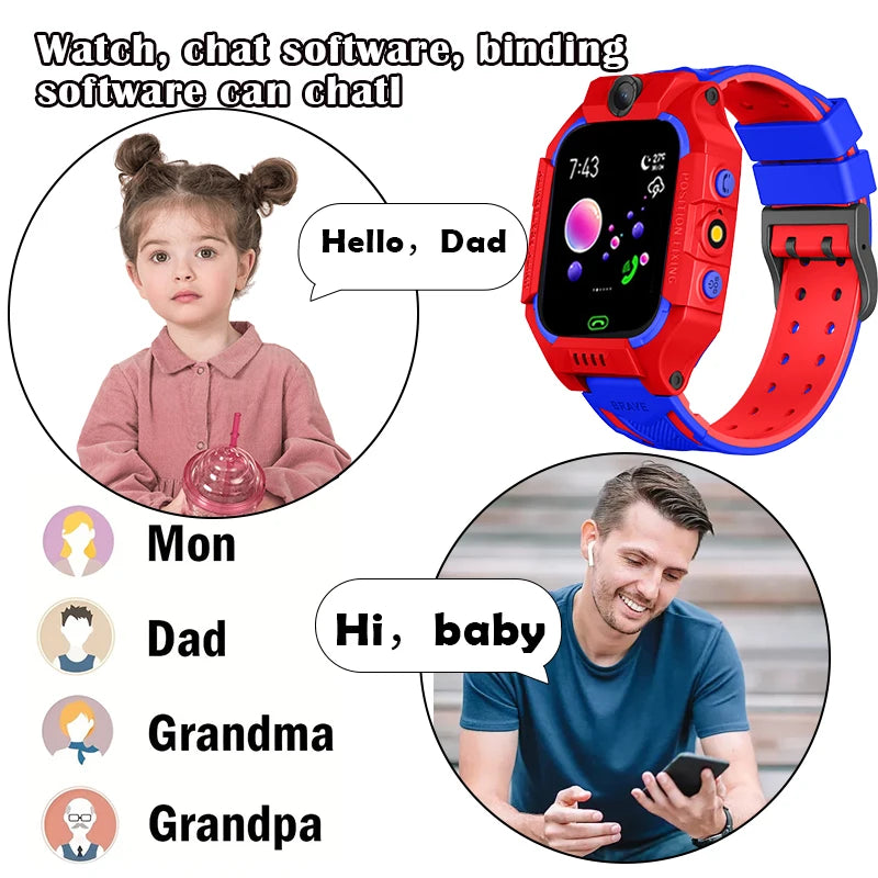 Children’s Smart Watch with Games, Camera & Chat (Ages 4–12)