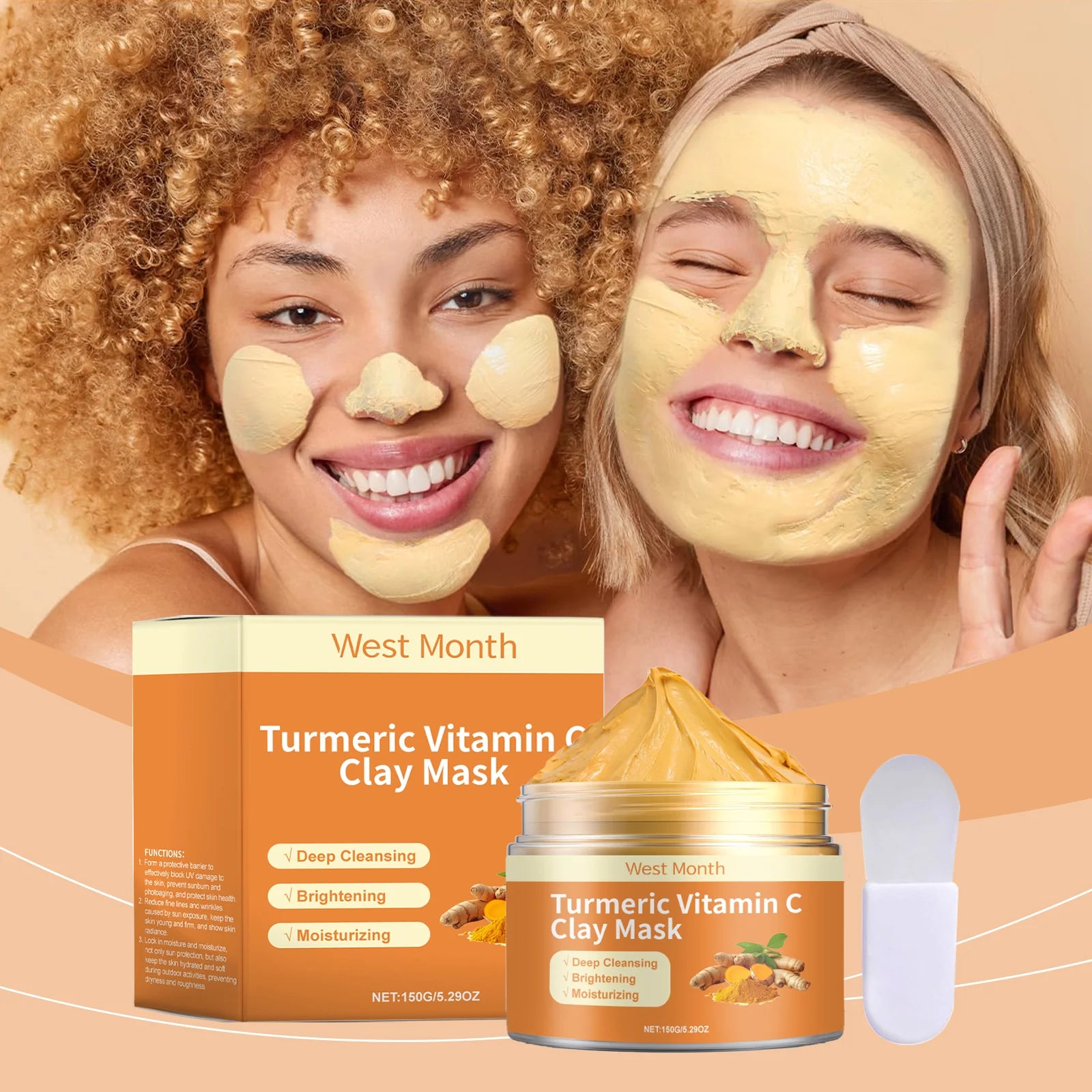 Vitamin C & Turmeric Exfoliating Mud Mask