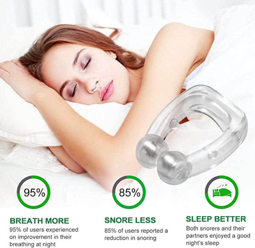Silicone Magnetic Anti-Snoring Nose Clip