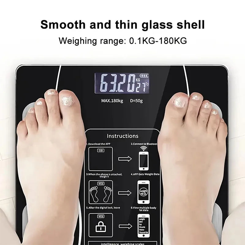 Smart Bluetooth Body Fat Scale – Precision Digital Weighing