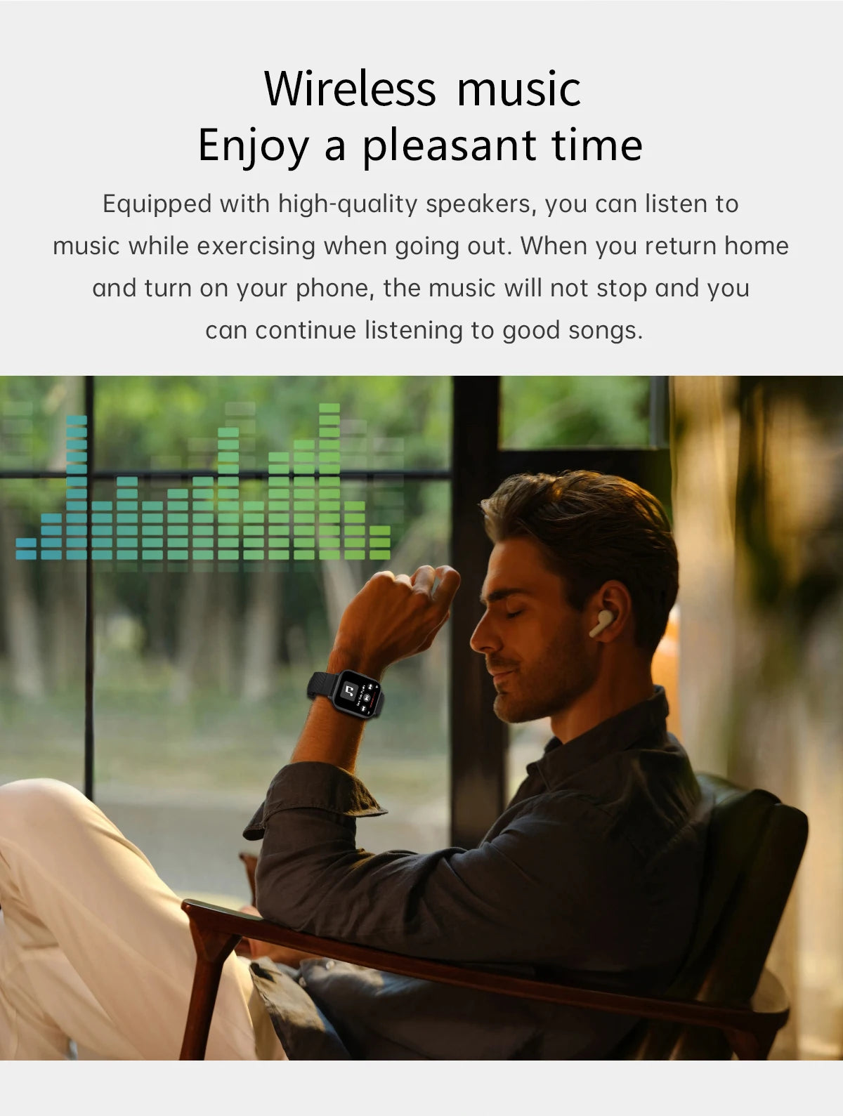 LIGE Smart Watch – 1.83” HD Screen, Bluetooth Call, Fitness Tracker