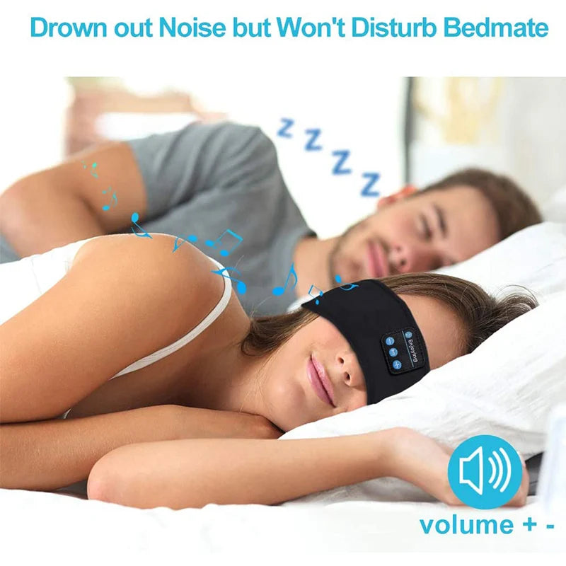 Bluetooth Sports Sleep Headband with Earphones