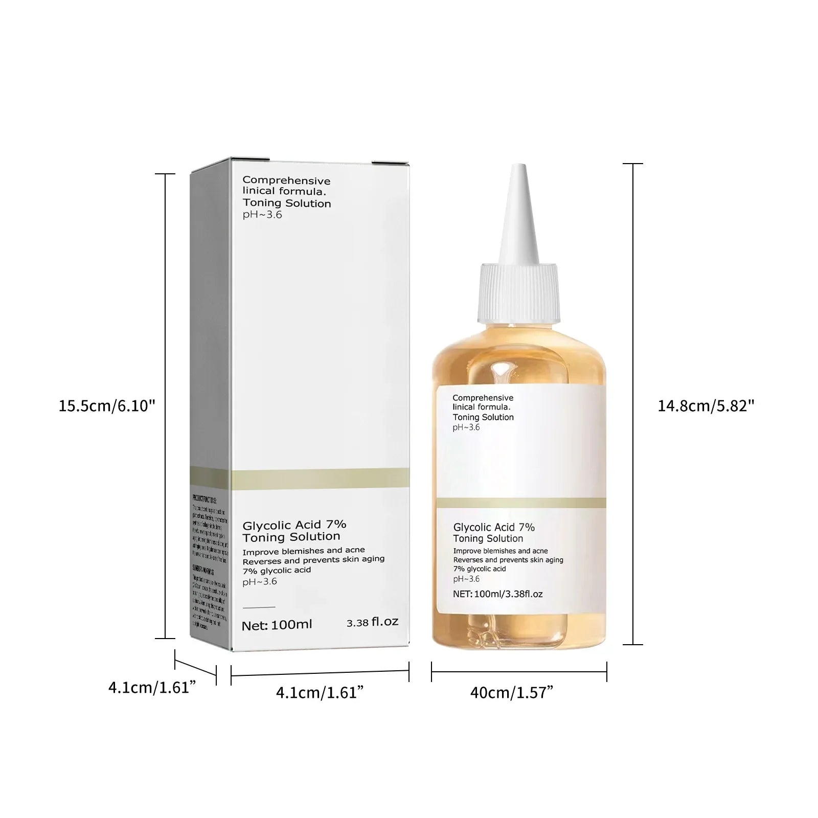 100ml Glycolic Acid 7% Toning Solution – Acne Care & Skin Rejuvenation