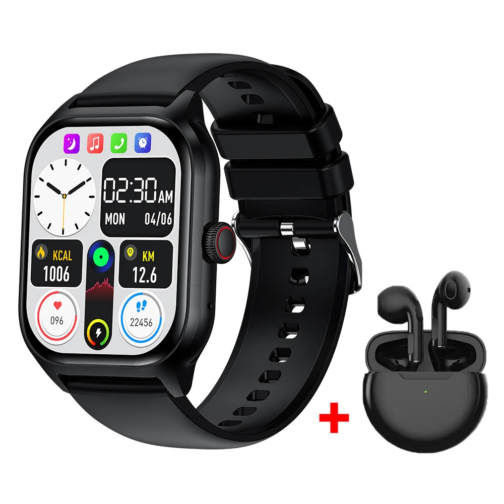 LEMFO LT10 Smartwatch 2024 – Bluetooth Call, Music & Fitness Tracker