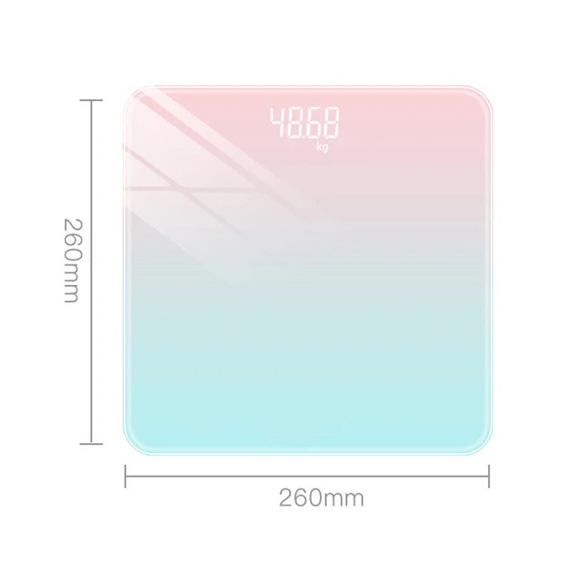 Gradient Color LCD Digital Body Scale