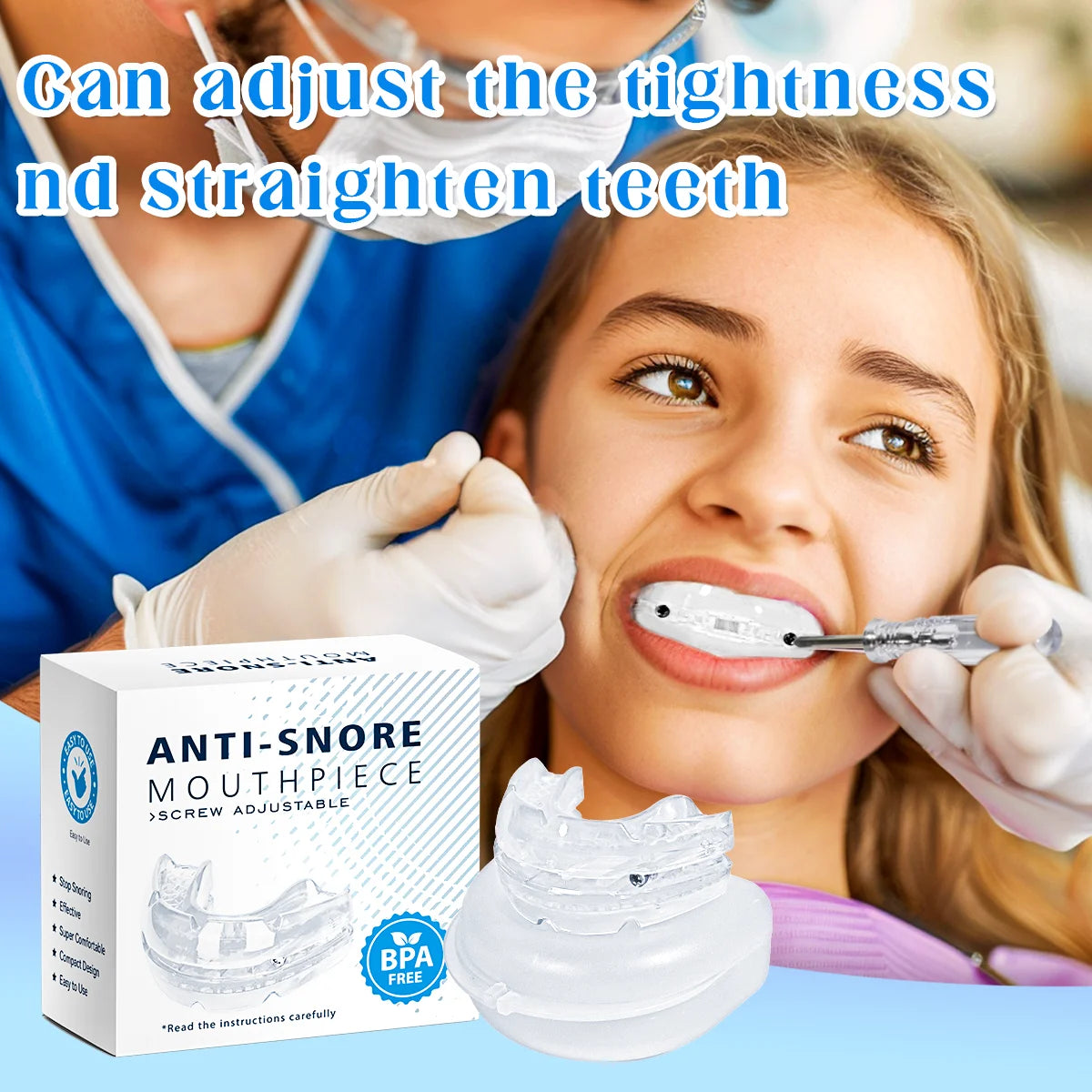 Adjustable Anti-Snoring Mouth Guard