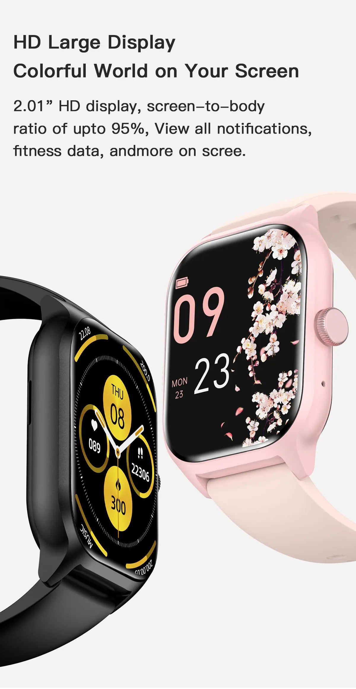 LEMFO LT10 Smartwatch 2024 – Bluetooth Call, Music & Fitness Tracker