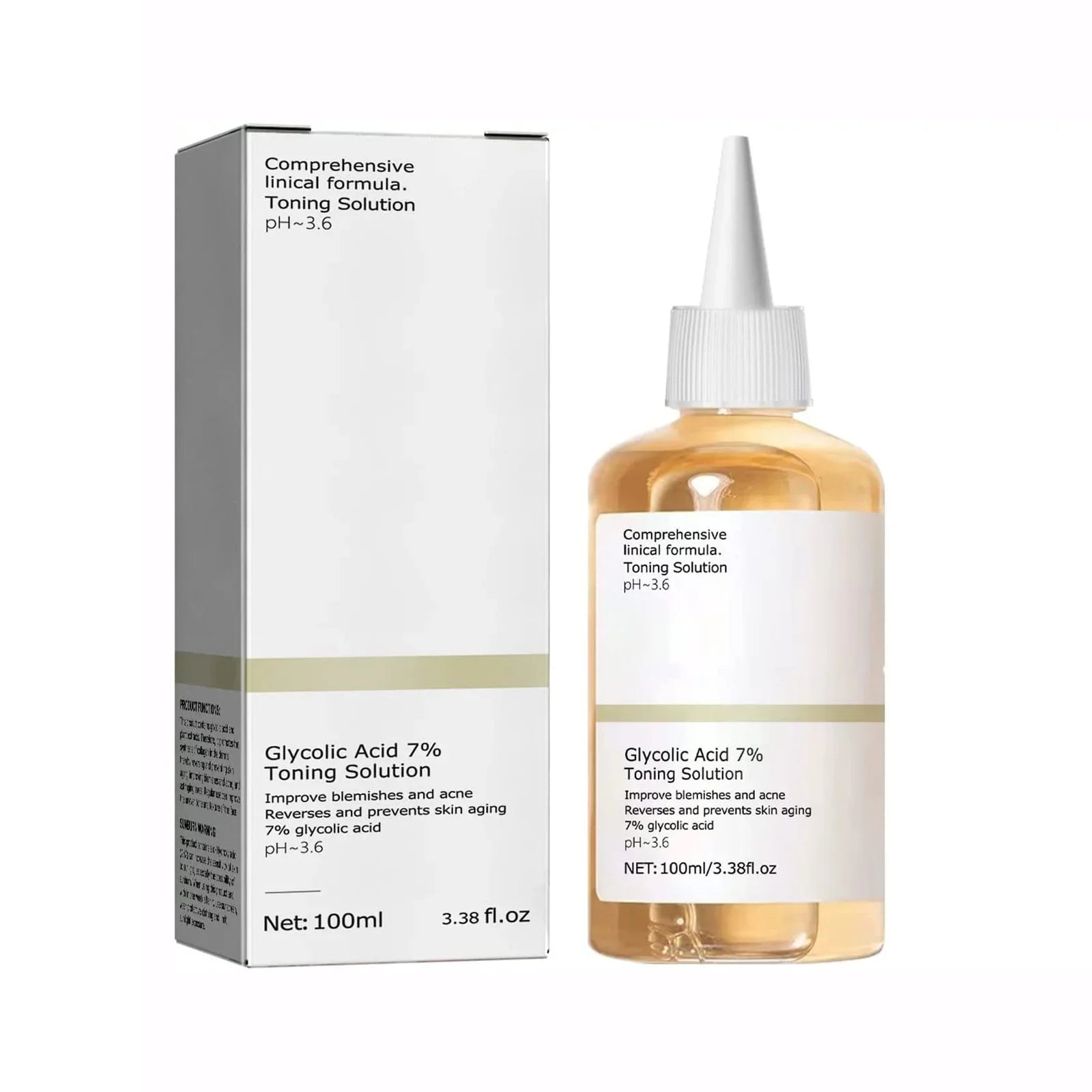 100ml Glycolic Acid 7% Toning Solution – Acne Care & Skin Rejuvenation
