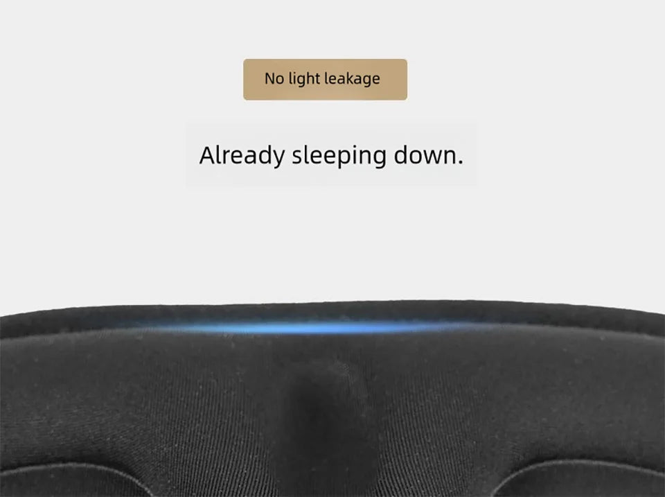 3D Blackout Sleep Mask with Adjustable Strap
