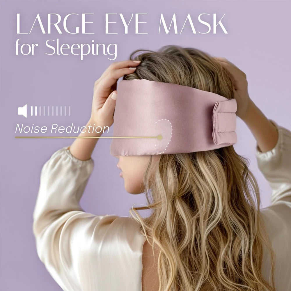 100% Mulberry Silk Sleep Mask – Soft Eye Cover