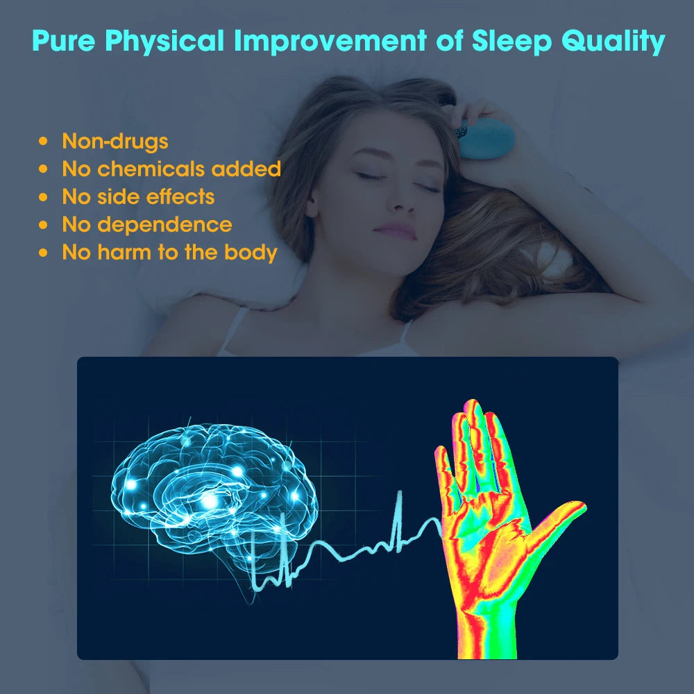 Smart Sleep Aid Device – Pulse Stimulation Relaxer