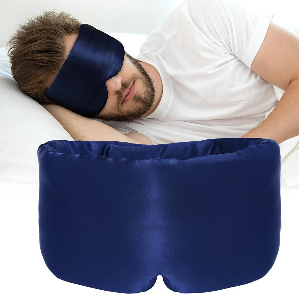 100% Mulberry Silk Sleep Mask – Soft Eye Cover