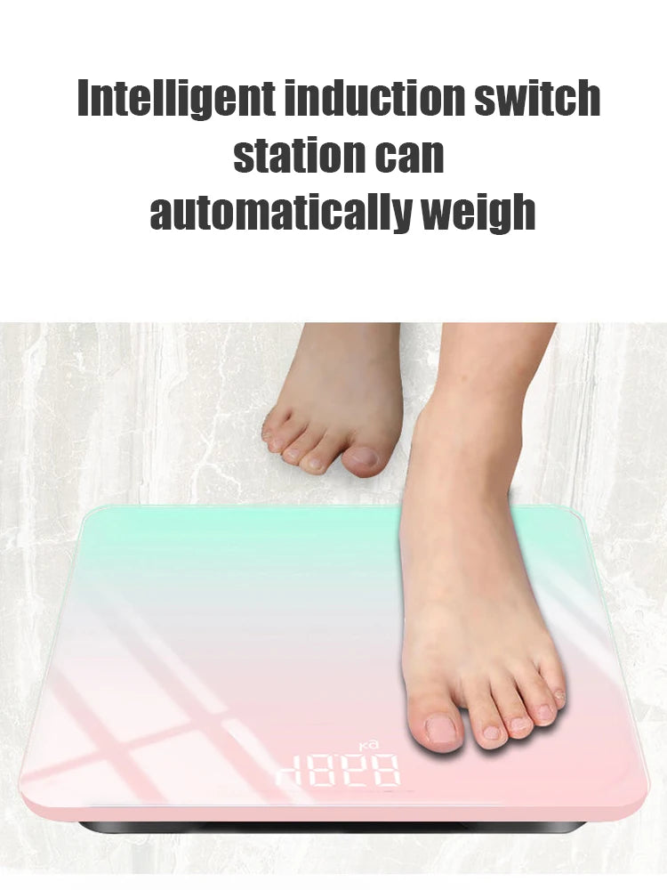 Gradient Color LCD Digital Body Scale