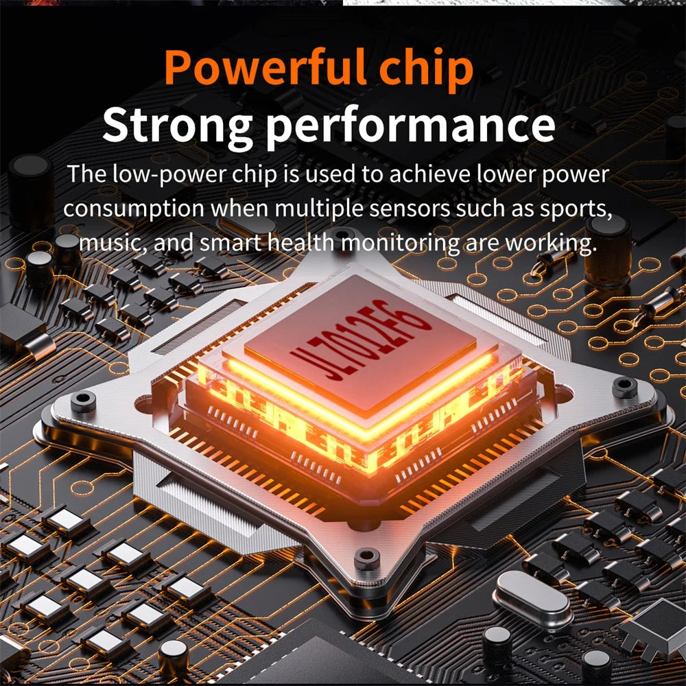 Outdoor Smart Watch – 800mAh Battery, Compass, IP68 Waterproof