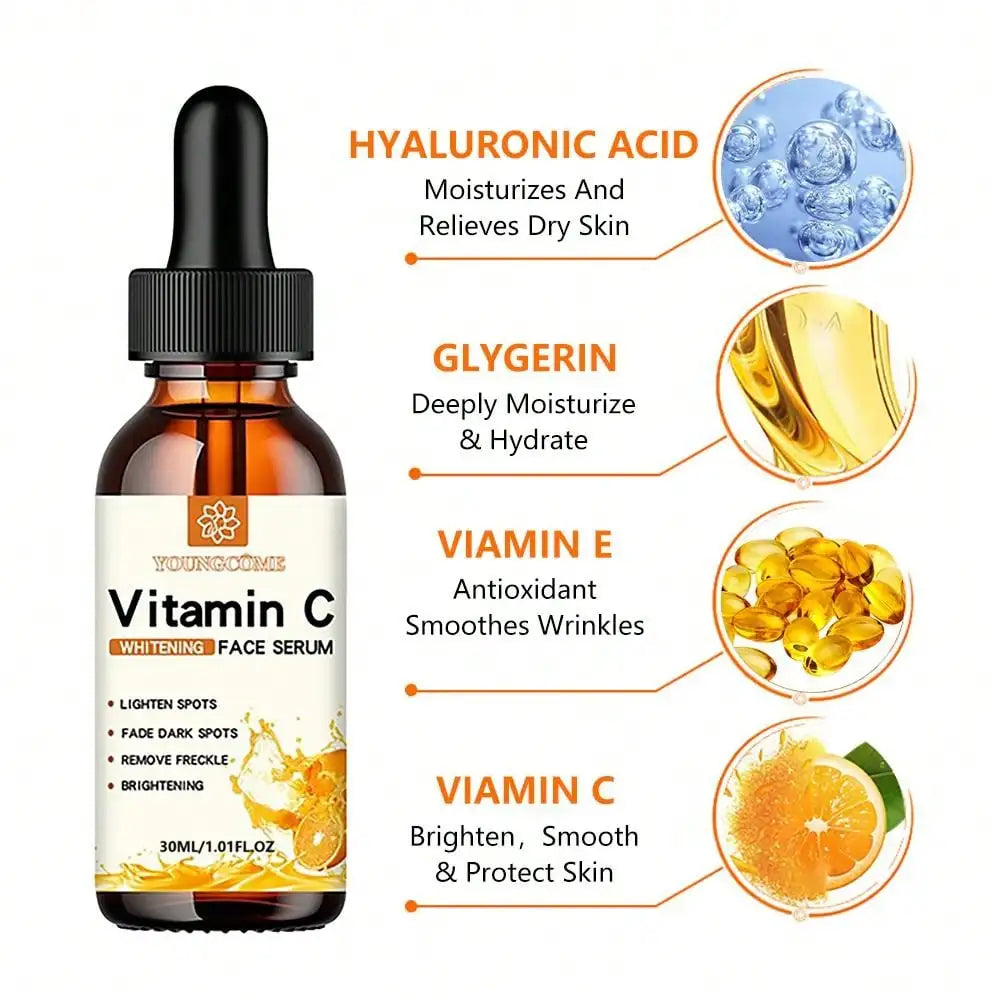 Vitamin C & Hyaluronic Acid Facial Essence – 30ml