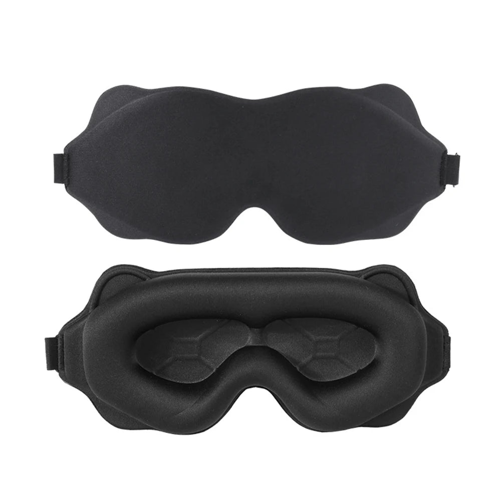 3D Contoured Sleep Mask – Light-Blocking Eye Cover