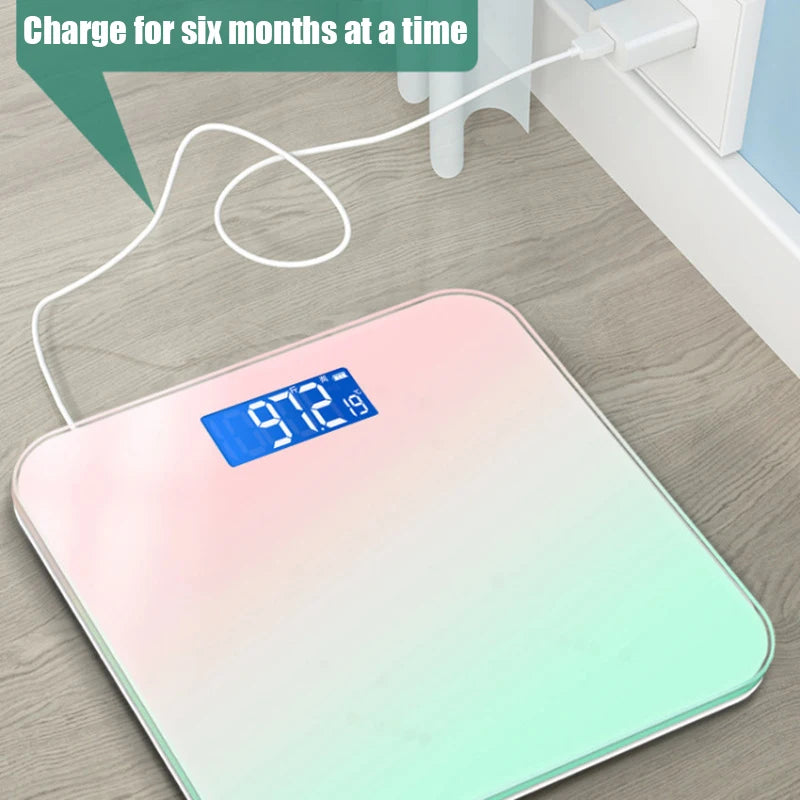 Gradient Color LCD Digital Body Scale