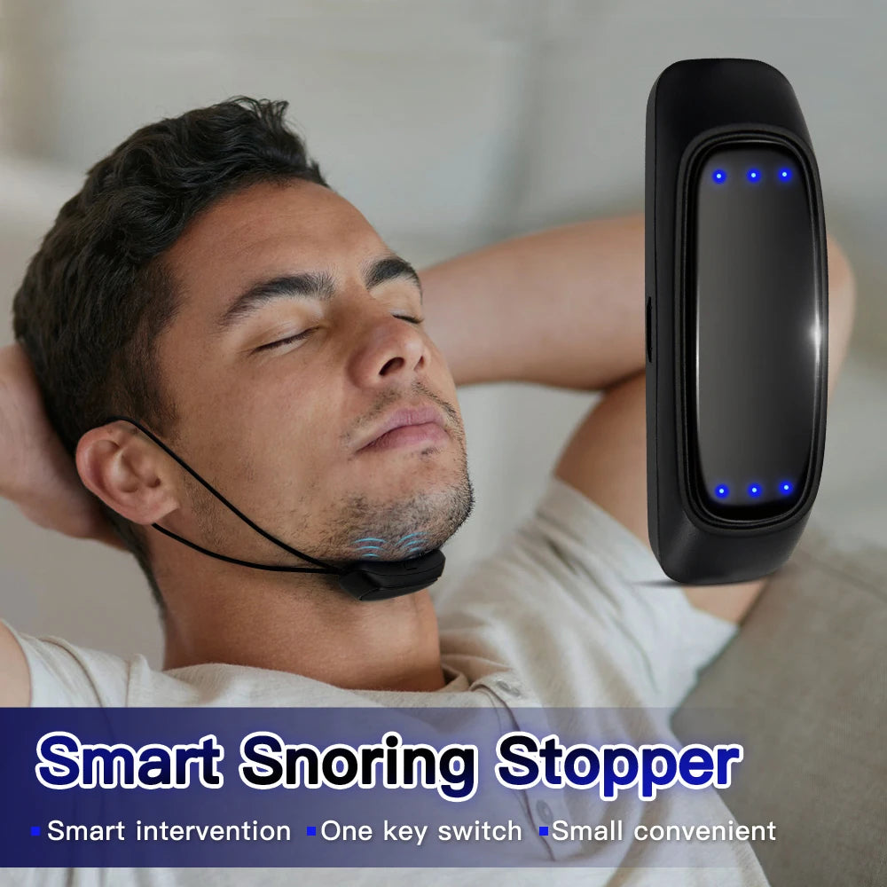 EMS Pulse Anti-Snoring Device – Portable Sleep Aid