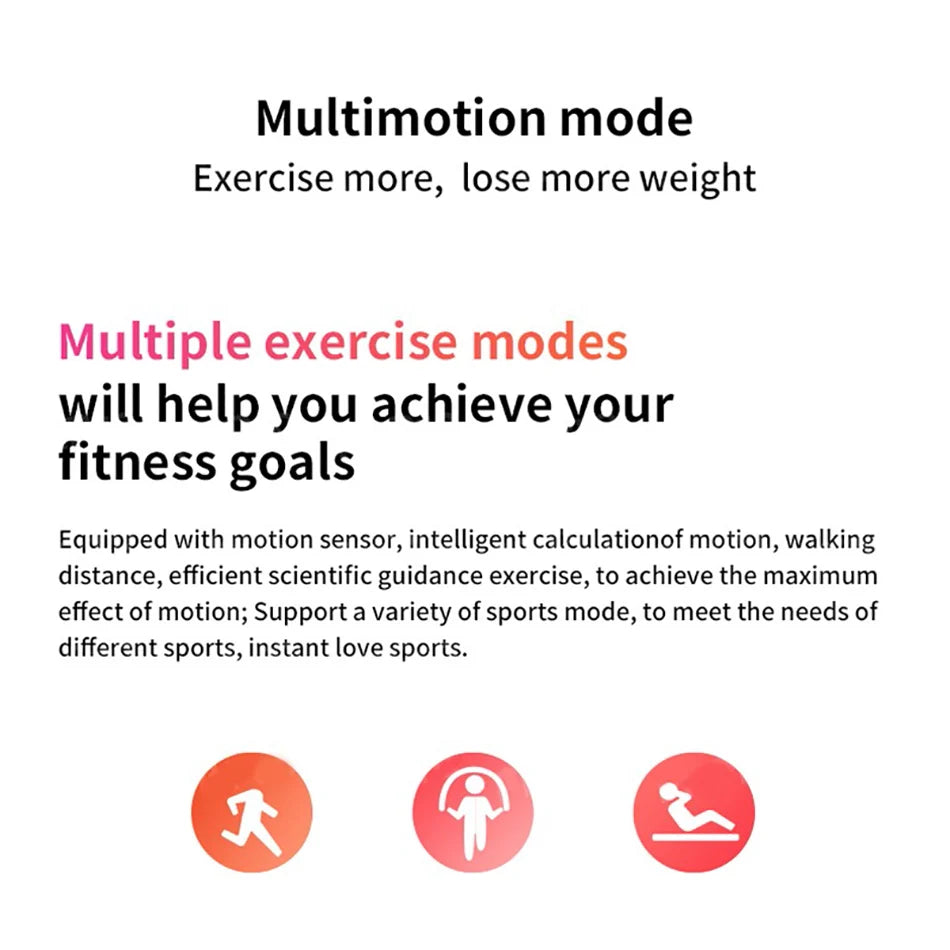 M6 Smart Watch – Fitness Tracker with Heart Rate & Blood Pressure Monitor