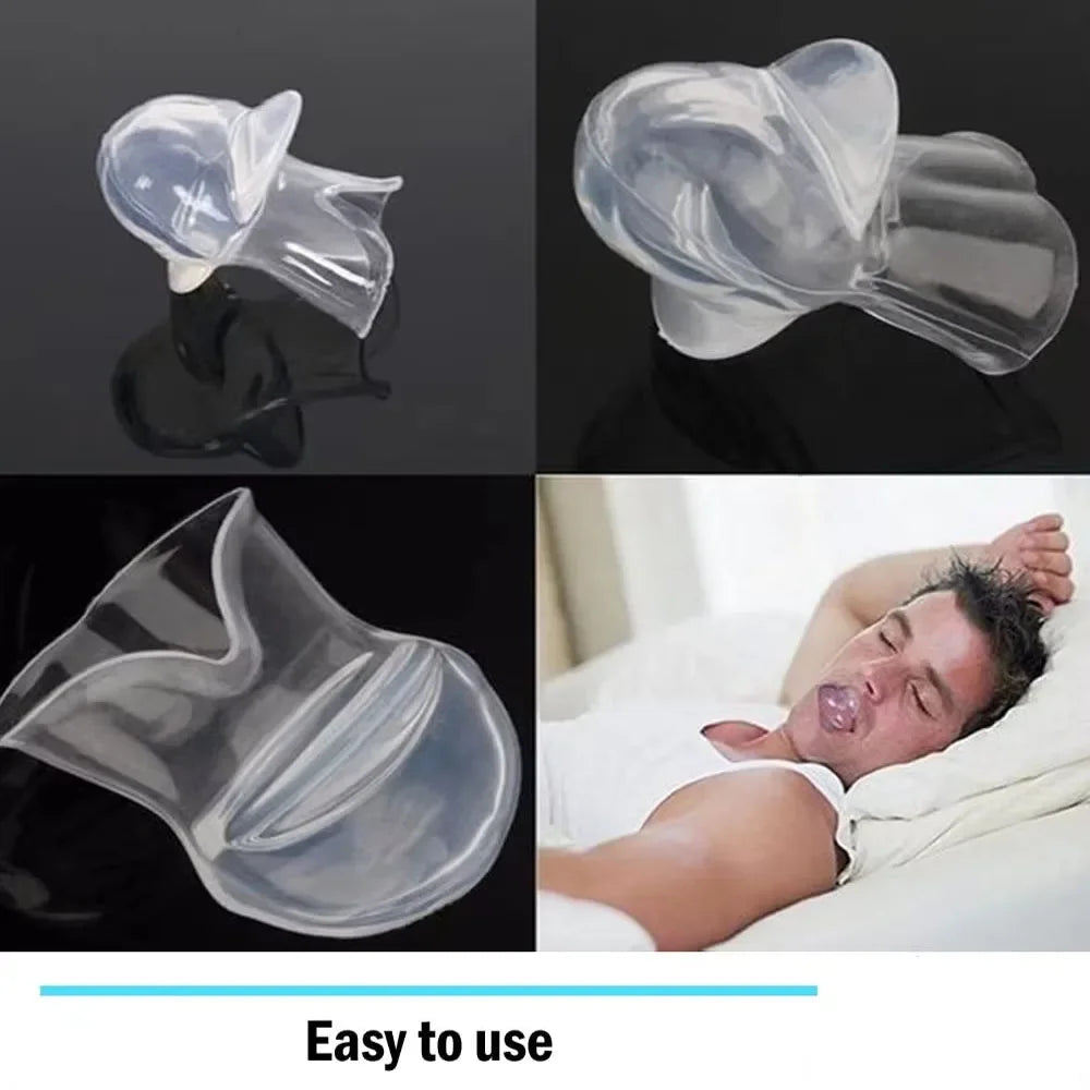 Anti-Snoring Silicone Tongue Retainer