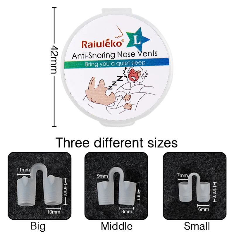 Professional Anti-Snoring Nasal Dilators – 3/4PCS Set