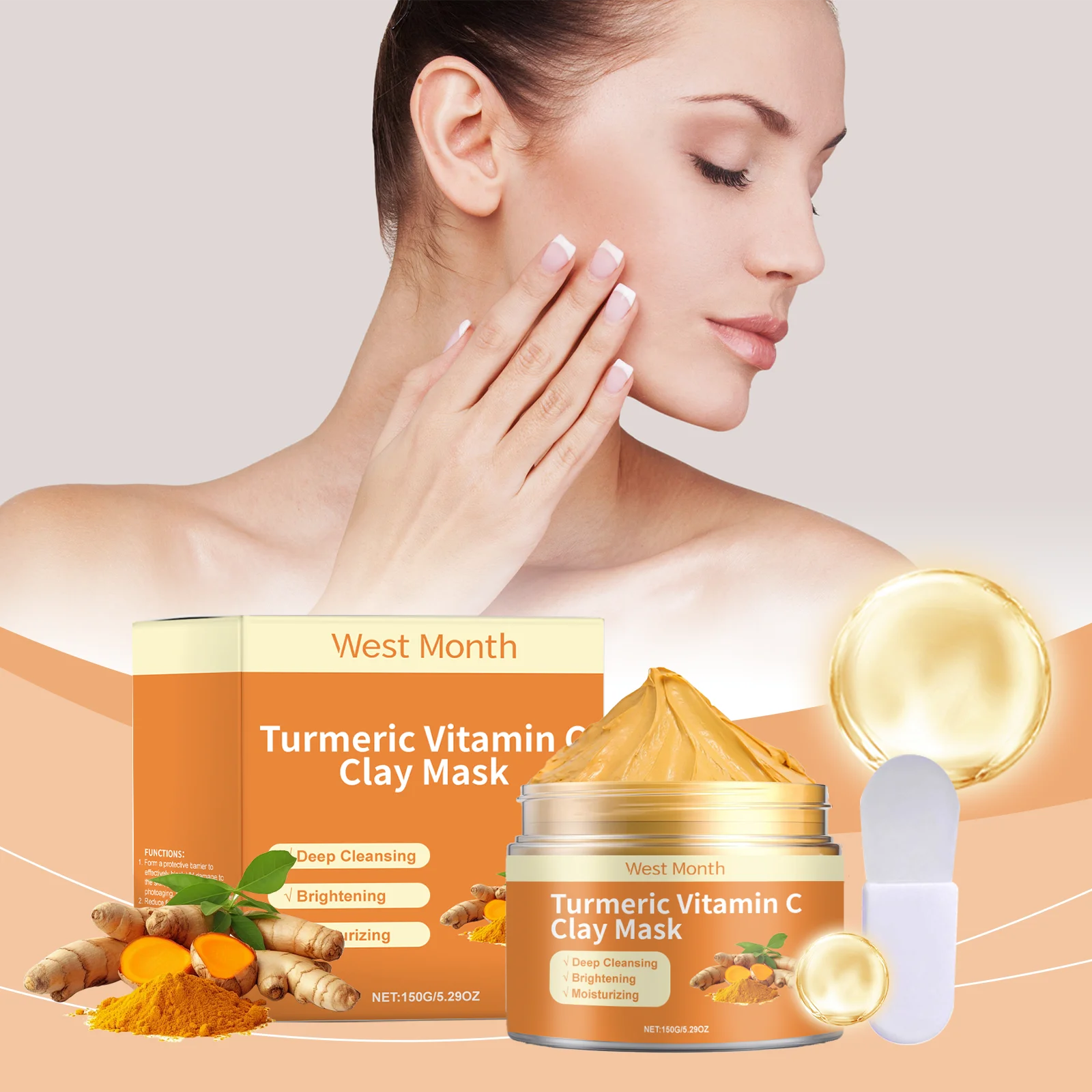 Vitamin C & Turmeric Exfoliating Mud Mask