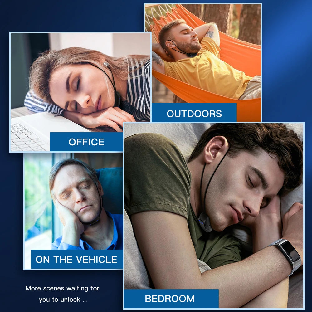 EMS Pulse Anti-Snoring Device – Portable Sleep Aid