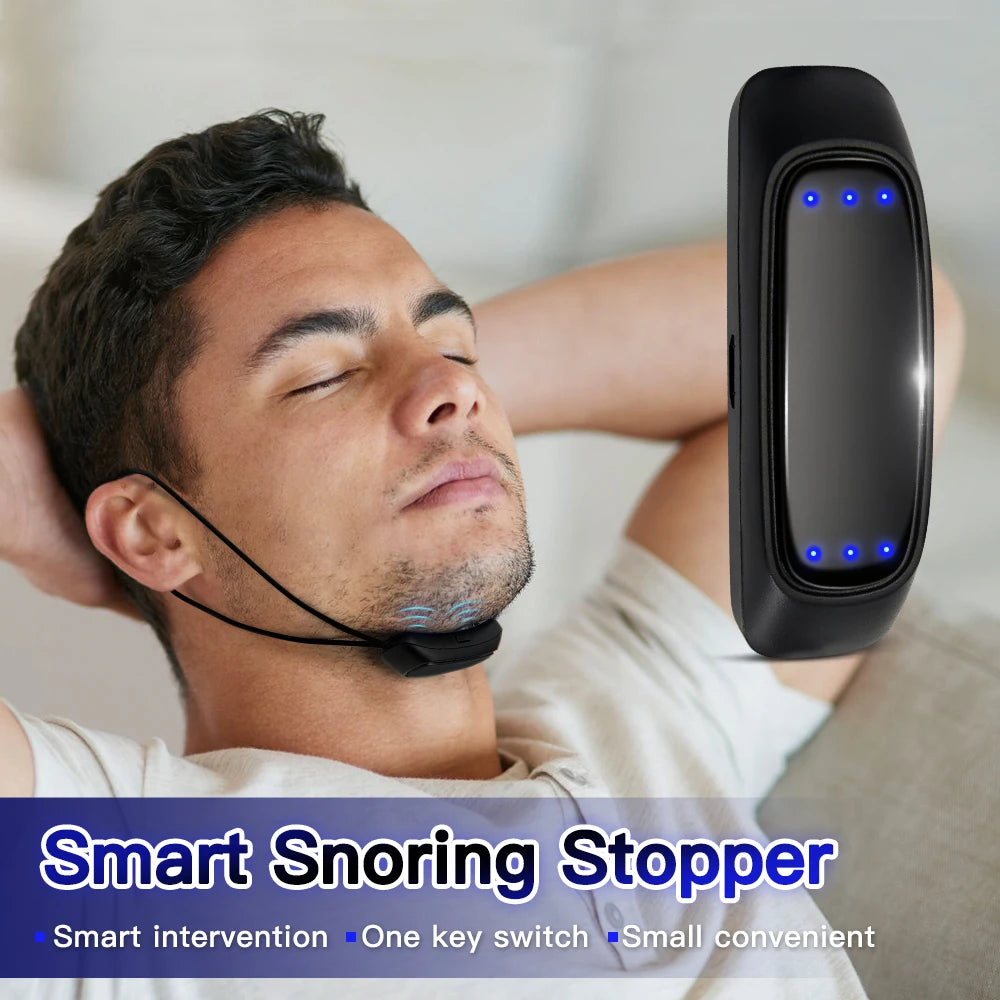 EMS Pulse Anti-Snoring Device – Portable Sleep Aid