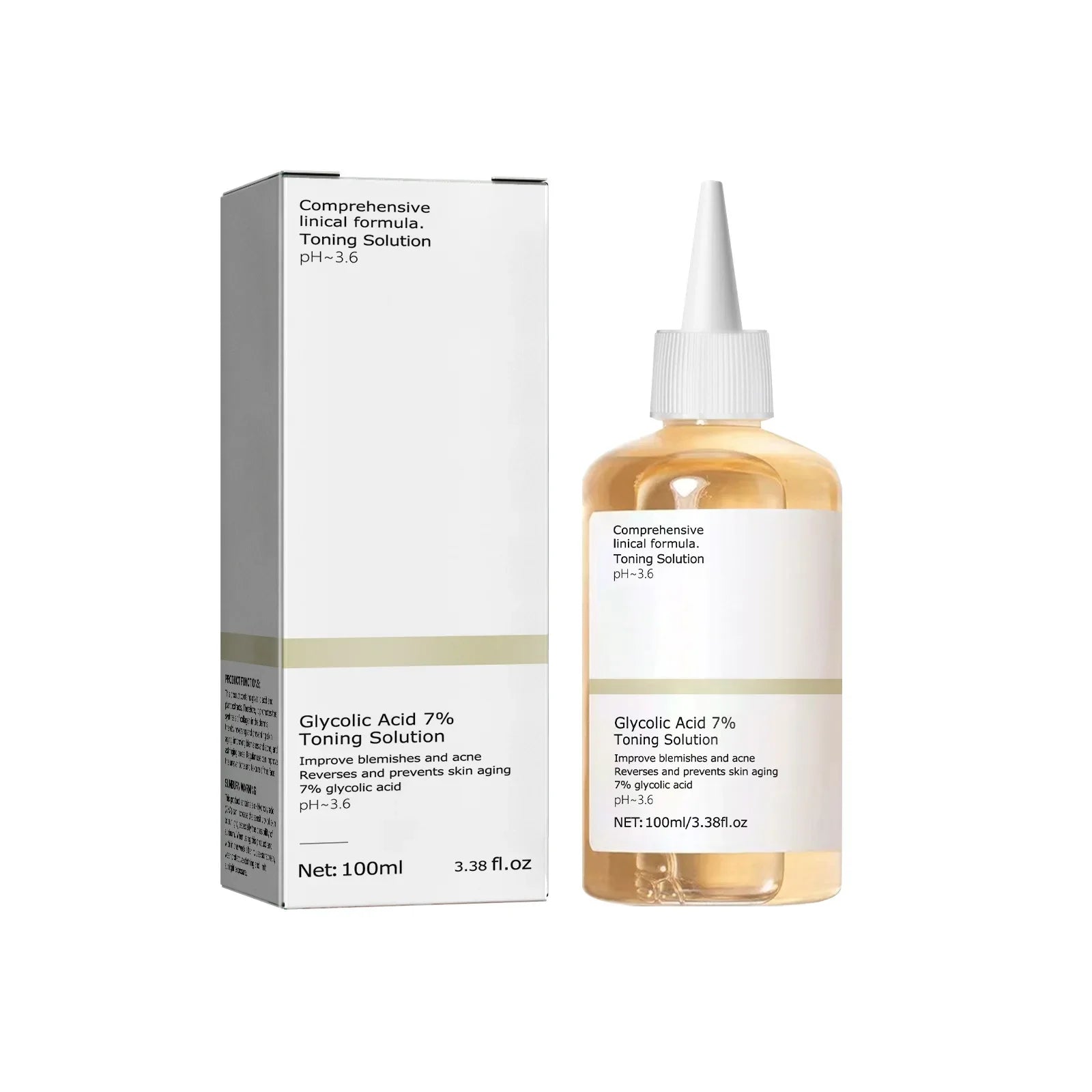 100ml Glycolic Acid 7% Toning Solution – Acne Care & Skin Rejuvenation