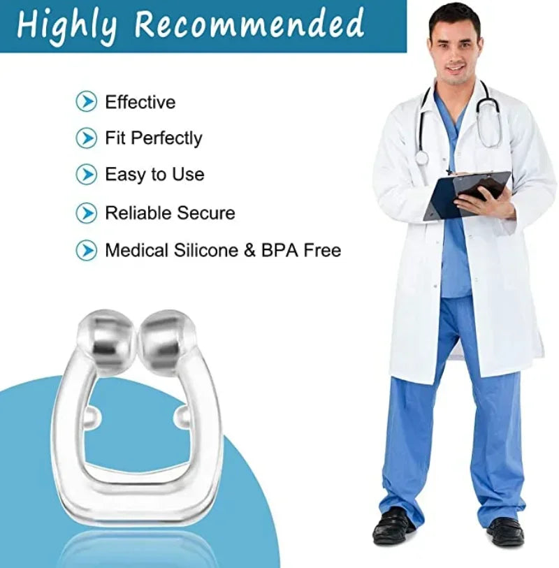 Silicone Magnetic Anti-Snoring Nose Clip