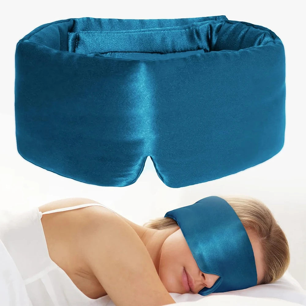 100% Mulberry Silk Sleep Mask – Soft Eye Cover
