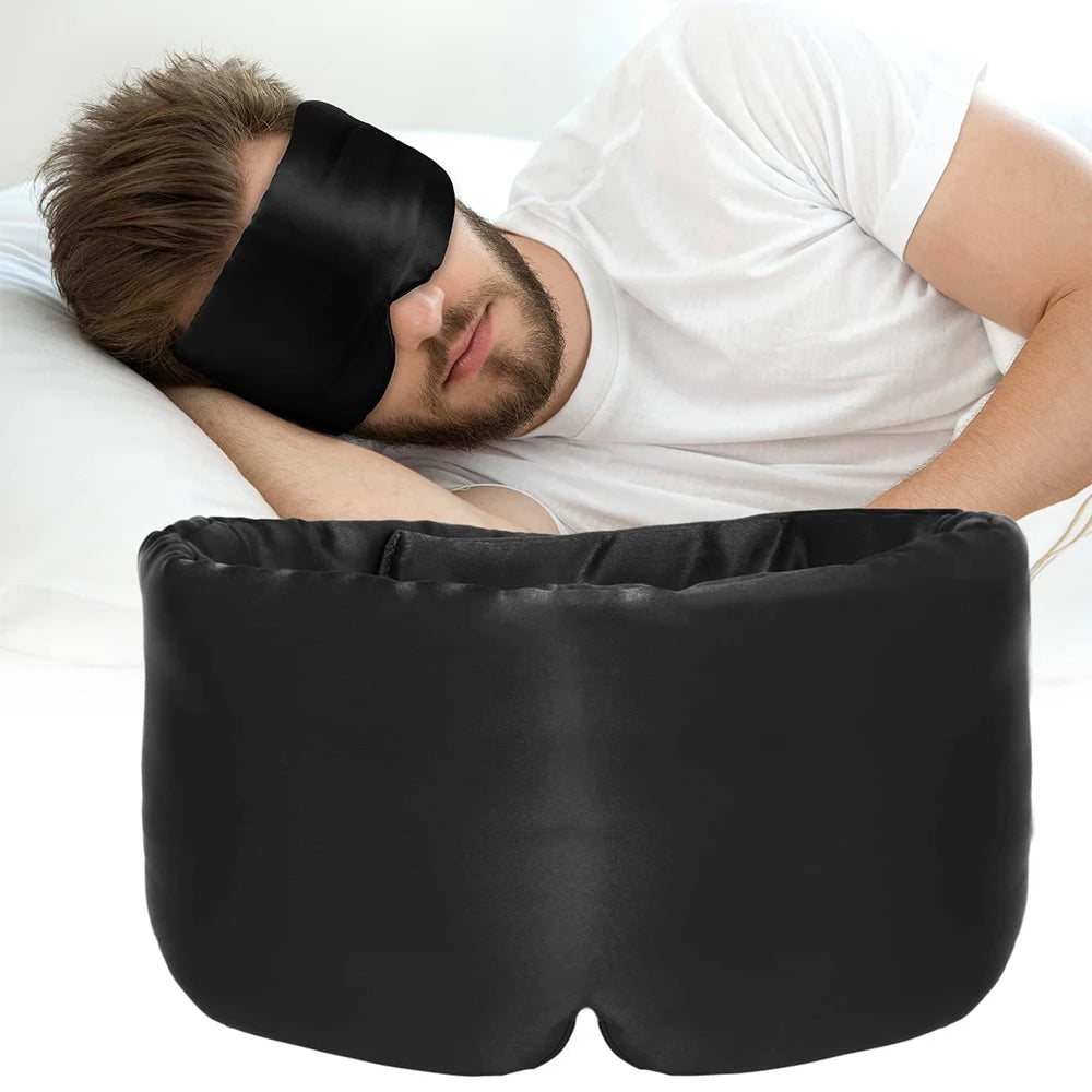 100% Mulberry Silk Sleep Mask – Soft Eye Cover
