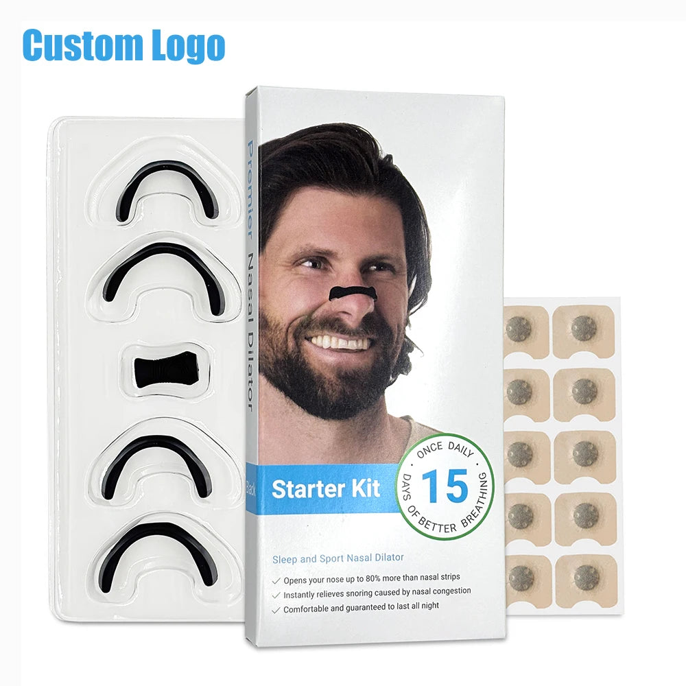 Magnetic Anti-Snoring Nose Clips – Breathing Dilators Kit