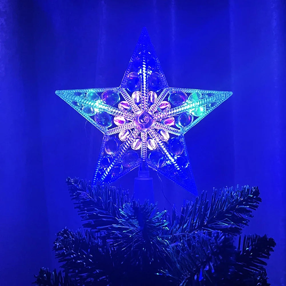 LED Christmas Tree Top Star