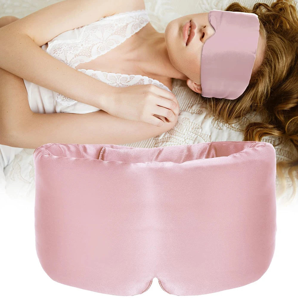 100% Mulberry Silk Sleep Mask – Soft Eye Cover