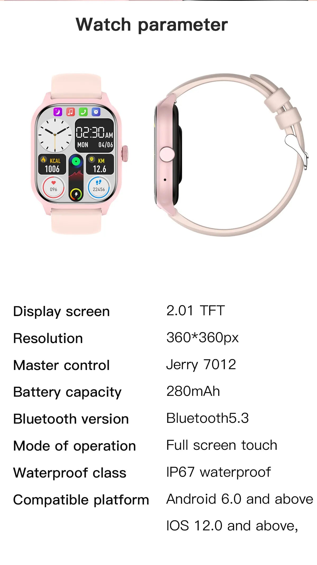 LEMFO LT10 Smartwatch 2024 – Bluetooth Call, Music & Fitness Tracker